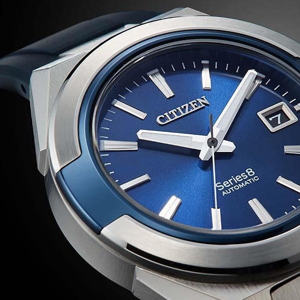 Citizen Men's NA1005-17L ( Watch Series 8 Mechanical 870 Mechanical) Round Watch Blue Stainless