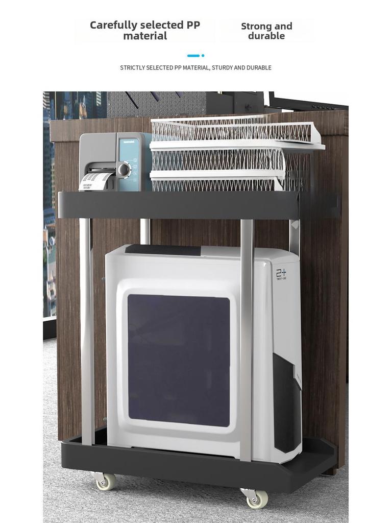 Регулируемая охлаждающая подставка для настольного ПК с полкой для хранения