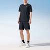 Anta Breathable Fitness Running Comfortable Short Sleeve Shorts Casual Sports Suit Men Sports Suit Basic-Black 952427203-3