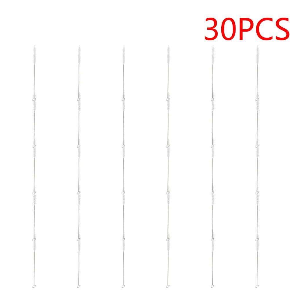 25-100 шт. Щетки для чистки трубочек для питья, щетка из нержавеющей стали для удаления масляных пятен соломки, многофункциональные гаджеты для чистки бара с длинной ручкой