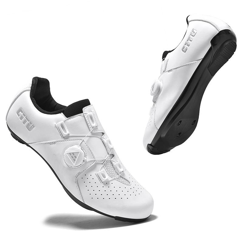 New Road Bike Riding Shoes Men's Mountain Bike Bike Bike Shoe Lock Competition Road Bike Lock Shoe Set Women's Cycling Shoes