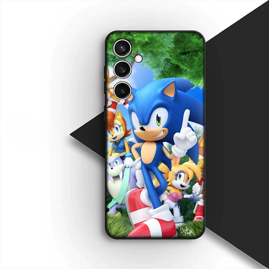 Cover for Samsung Galaxy S24 S25 S23 FE Ultra Plus S7 Edge S25+ S23+ A56 5G Casing Phone Case game S-Sonics Anime HedgehogS