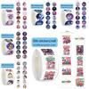 500 шт./рулон Популярные аниме K-Pop наклейки Тема с тиграми DIY Водонепроницаемые наклейки Для скрапбукинга Телефона Багажа Скейтборда Ноутбука Декор