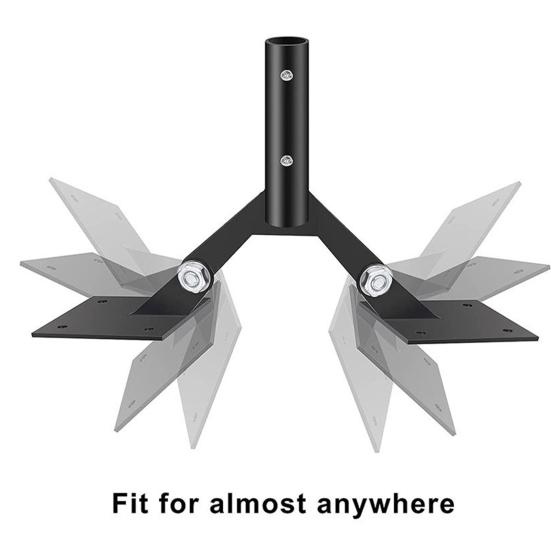 1 комплект кронштейна для флюгера, удобная сверхмощная опора, стальной регулируемый кронштейн для крепления флюгера на крышу, товары для дома