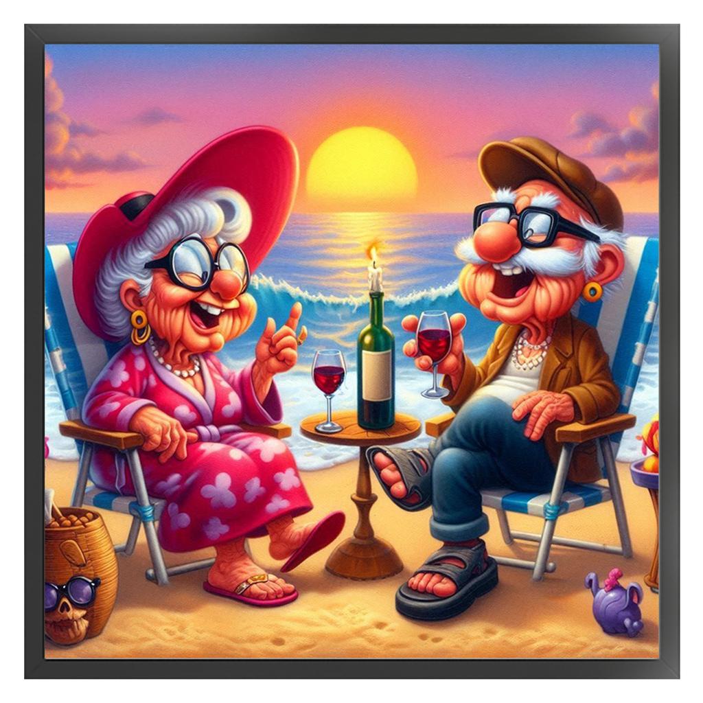 Наборы для вышивания крестом с нанесенным рисунком Character Full 11CT DIY 40x40 см Наборы для рукоделия и творчества Вышивка крестом для взрослых Декор для дома