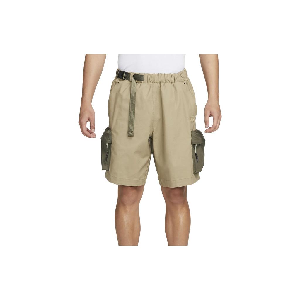 Nike Sportswear Woven Cargo Shorts Men Bottoms Olive-Green FN0464-276