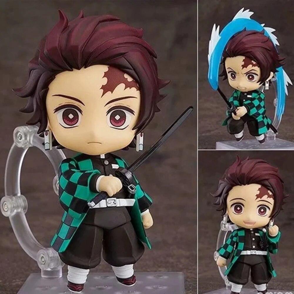 Фигурки аниме Inosuke Tanjirou Nezuko Zenitsu, игрушки из ПВХ, экшн-фигурка Giyuu Kimetsu, коллекционная модель куклы