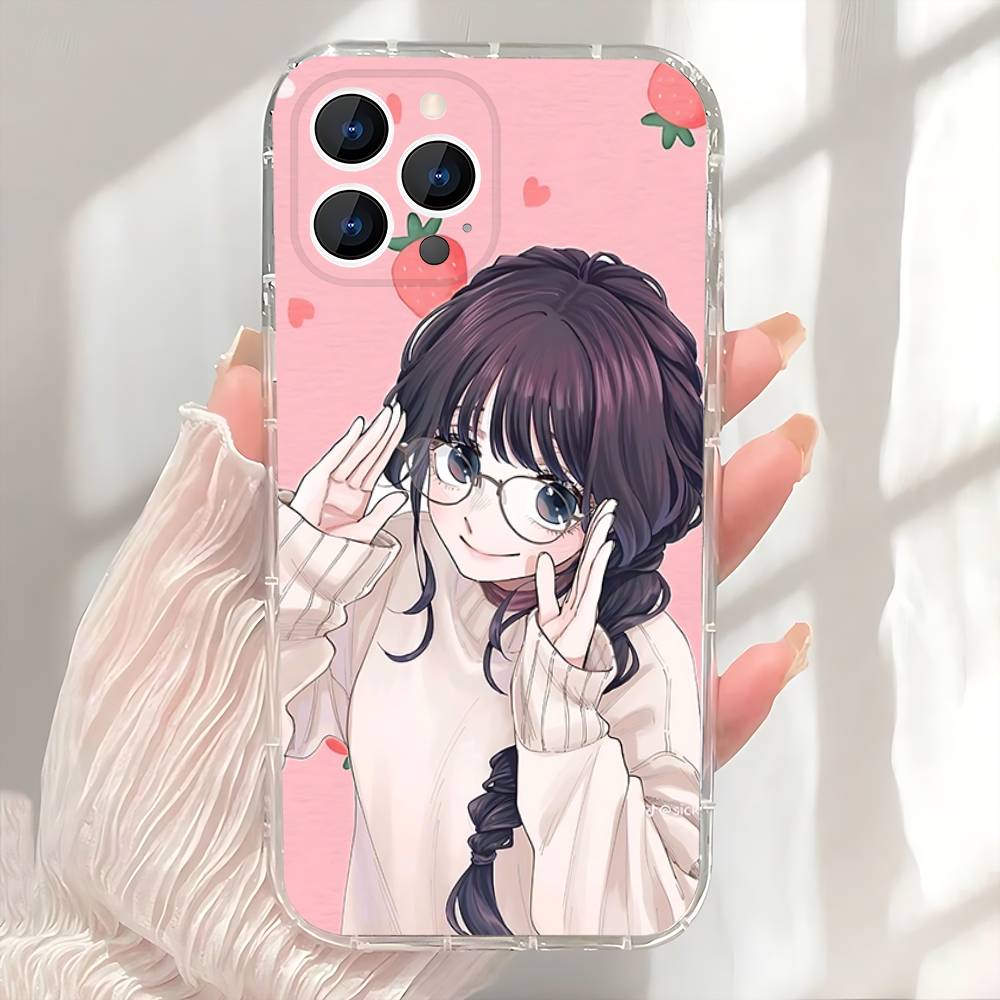 Чехол для телефона Kaoru Hana Wa Rin To Saku для iPhone 17,16,15,14,13,12,11 Pro,Max,Plus,X,XS,XR,SE4,E Mini Прозрачный Мягкий Чехол