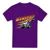 Blaze & The Monster Machines Unisex Adult Stripes Badge T-Shirt
