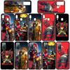 Чехол для телефона для Samsung Galaxy S25 S24 S23 iPhone 16 15 Xiaomi Redmi Note 14 13 12 16E X 11 Pro Max OPPO Moto Huawei A4 Marvel Росомаха Дэдпул Обложка