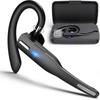 Bluetooth Headset For Cell Phone, V5.1 Bluetooth Wireless Earpiece Headset With Cvc 8.0 Noise Canceling Microphone For Driving/business/office, Compat