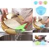 Creative Smile Clip On Rice Washer With Water Drainer For Fruits Vegetables And Grain Filtering
