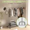 SPECILITE Hanger Pipe Hanger Large Clothes Drying Load Capacity Width Clothes Clothing Space Easy Roll Vertical and Horizontal Expandable Clothing