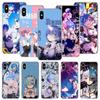 Чехол для телефона ReZERO Ram Rem Anime для iPhone 11 12 13 14 Pro XS XR X Max 7 8 6 6S Plus Mini + 5 SE с индивидуальным узором