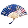 Elegant Multi-pattern Japanese Style Personalized Flower Handmade Dance Hand Fan Folding Fan Home Decoration Fan Crafts