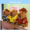 Capybara Wear Clothes Plush Toy Animal Stuffed Doll Cartoon Kids Gift Birthday
