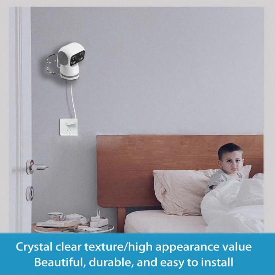 Настенное крепление для камеры видеонаблюдения для Eufy S350, держатель для умной камеры, настенная полка, спальня, кухня, гостиная, кронштейн-подставка для хранения внутренней камеры