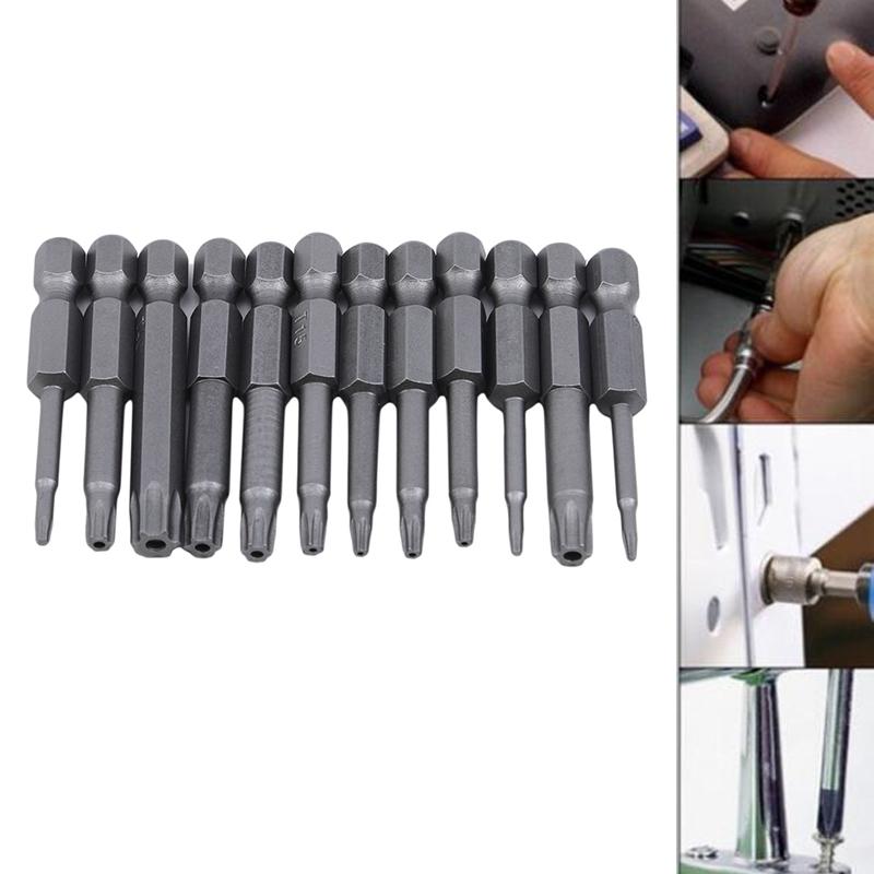 Hex Shank Torx Security Head Magnetic Bit Set