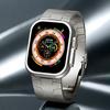 Титановый Роскошный Браслет для Apple Watch Ultra 3 2 49мм 46мм 45мм 44мм Ремешок для iWatch Серии 11 10 9 8 6 se ultra Ремешок Correa