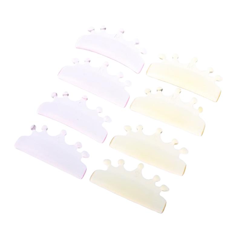 2 пары силиконовых бигуди для завивки ресниц в форме короны без клея, подушечки для ламинирования и лифтинга ресниц, 3D-аксессуары для наращивания и завивки ресниц