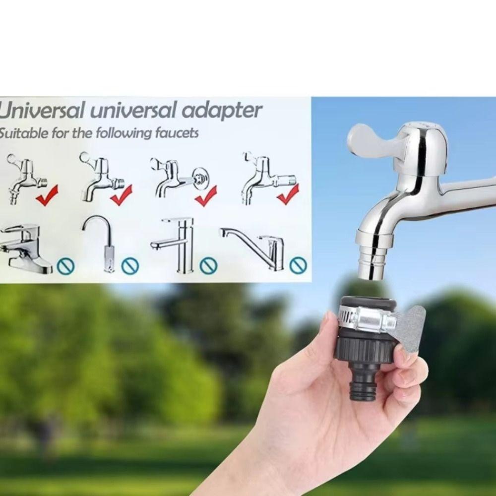 2pcs Multi-functional Hose Fitting Adapter Leak-Proof Tap Connector Garden Hose Adapter Car Washing