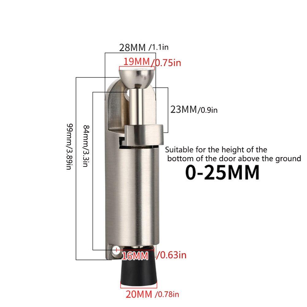 Нижний шов двери Дверной держатель Стопор Подпружиненная дверная ручка Бампер Спальня