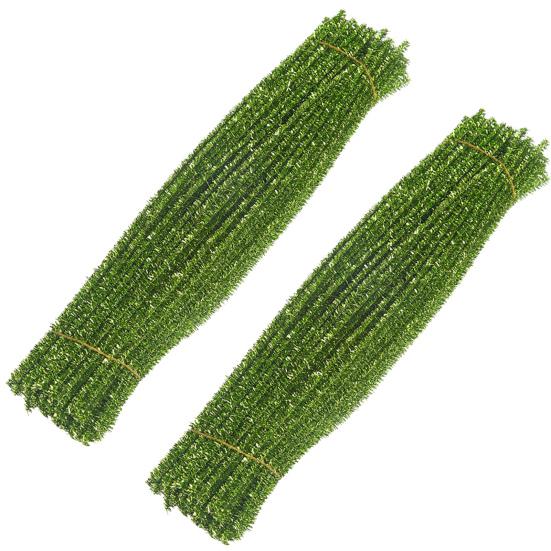 200 шт. Разноцветные синельные проволоки для чистки трубок для DIY художественных и ремесленных проектов