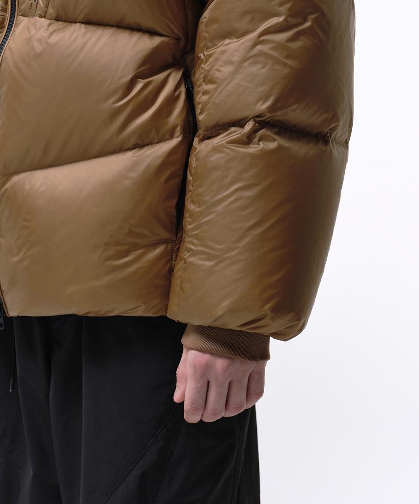 Musinsa Standard [City Leisure] Bright Hooded Down Short Padded Jacket [Desert Brown]