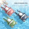 Baby Swimming Bath Toy Cute Cartoon Animal Frog Clockwork Bath Toy Infant Swimming Water Toy KTY