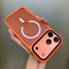 Новый Цветной Прозрачный Магнитный Чехол Для Телефона Для 17 17 Air 17Pro 17 Pro Max Для Magsafe Беспроводной Заряд Ударопрочный Чехол Coque