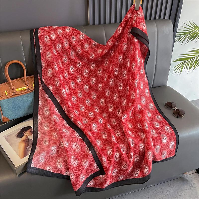 Luxury Brand Scarf Love Cotton Shawl Lady Wrap Large Pashmina Hijab Headband Scarves Islamic Turban Bufanda Foulard Stoles