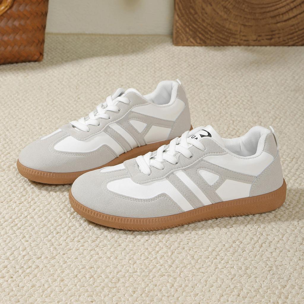 Dexun Sports Shoes Women's Shoes 2025 New Spring Soft-soled Lightweight Running Shoes Large Size 41 Forrest Gump White Shoes