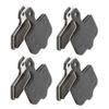 4PcsSet Resin Brake Pads Semi Metal Heat Resistance Bicycle Disc Brake Pads Replacement for