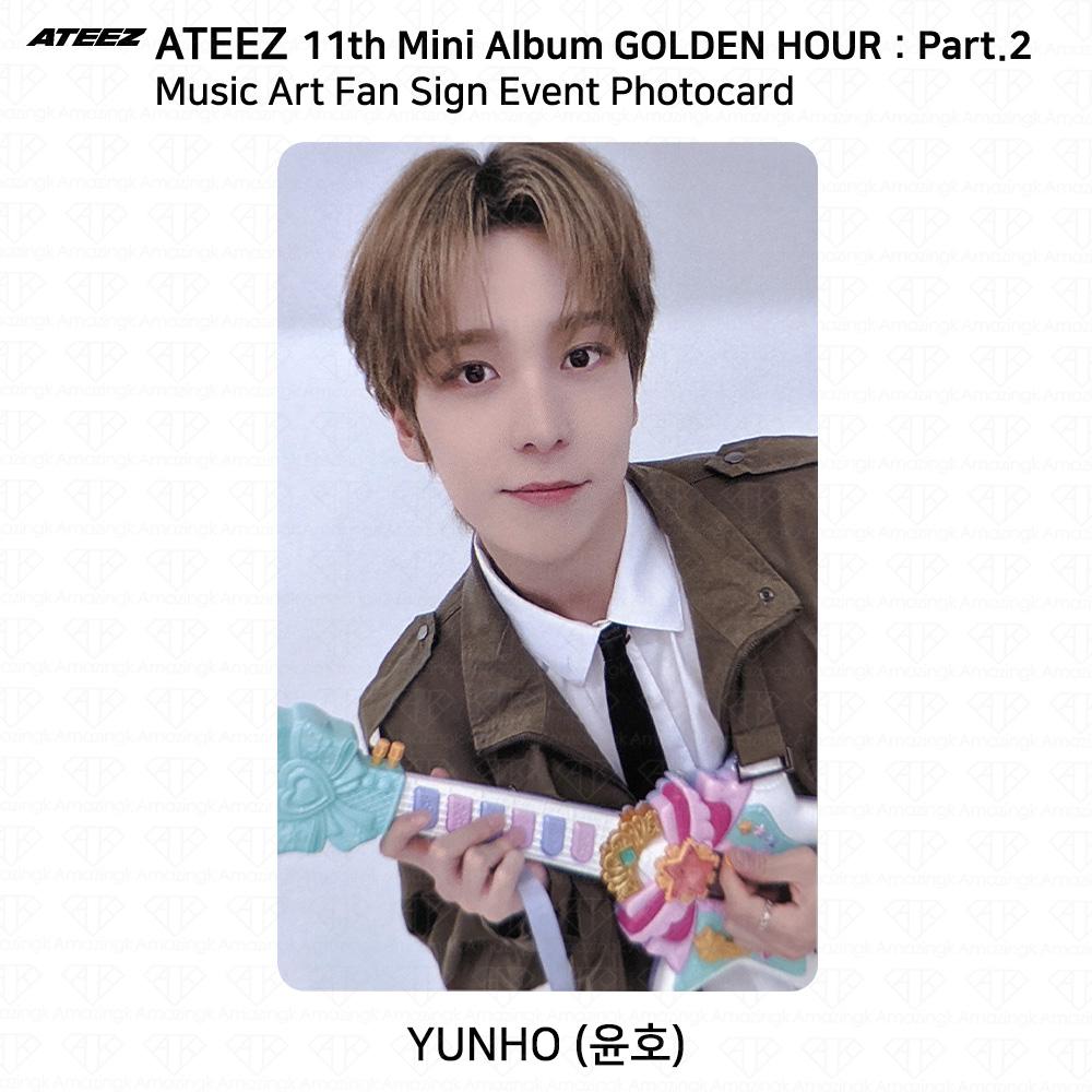 ATEEZ Golden Hour Part.2 Music Art Fan Sign Event Photocard