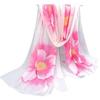 Шарф Цветочный Модный Шифоновый Шейный Платок Женский Изящный Шаль для Свиданий