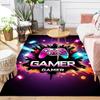 1pc Fun game controller Print, Design Indoor Area Rug - Soft, Anti-Slip, and Durable Gaming Room Decor for Bedroom, Living Room