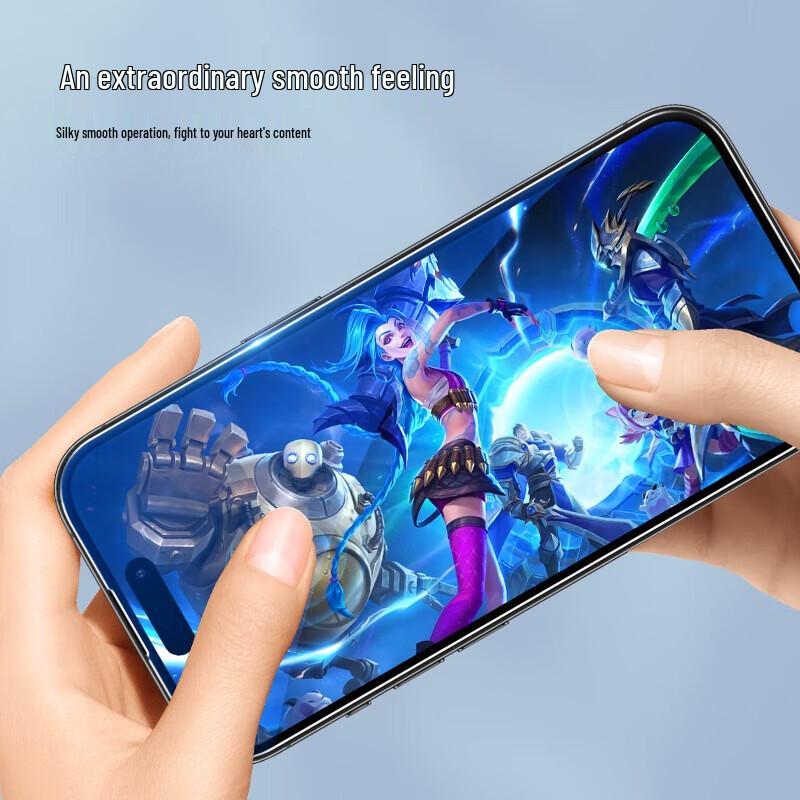 Mr. Blue Gorilla Tempered Glass Screen Protector for iPhone 16 Pro