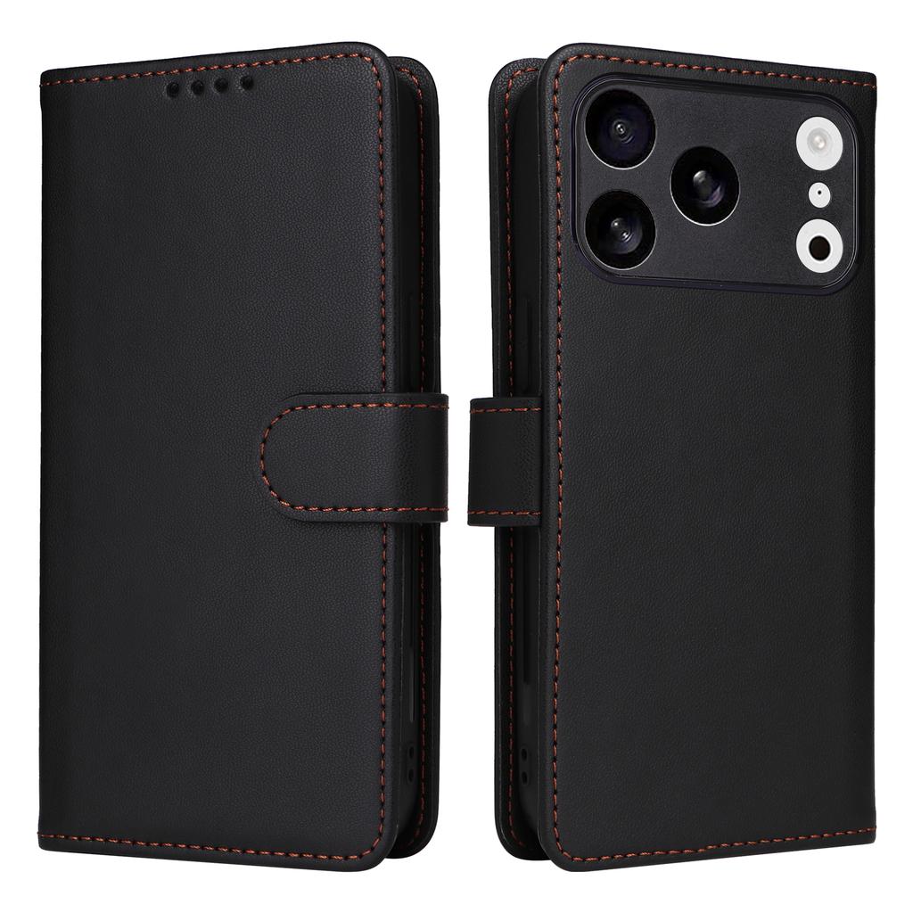 For iPhone 17 Pro Magnetic Case BETOPNICE Detachable PU Leather Phone Cover with Strap