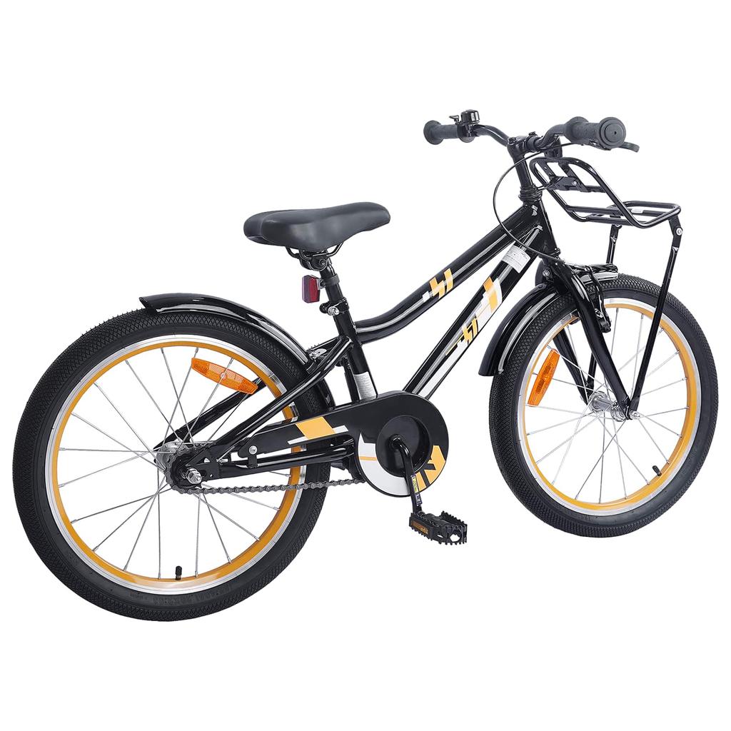 Kids Bike 20 Inch for Ages 6 11 Orange and Black