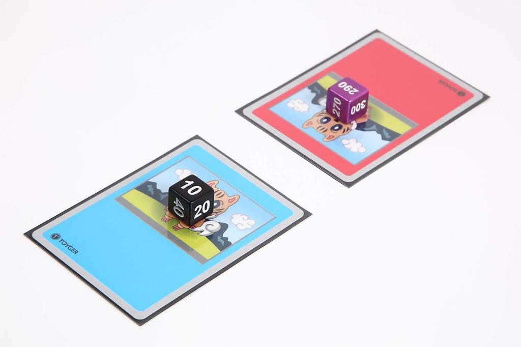 TOYGER Damage Совместимость с Pokemon Card Damage Can 16 Metal Dice, Игра, Замена, штук,