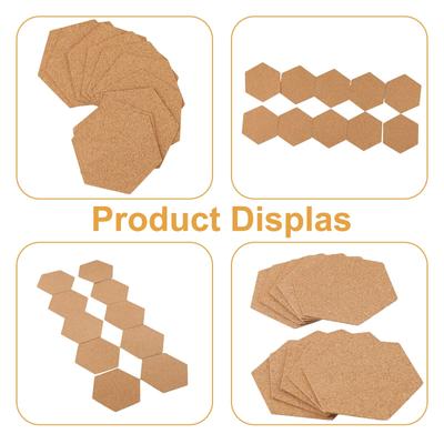 Коврик из пробкового дерева натуральный клей для вина, кофе, чая