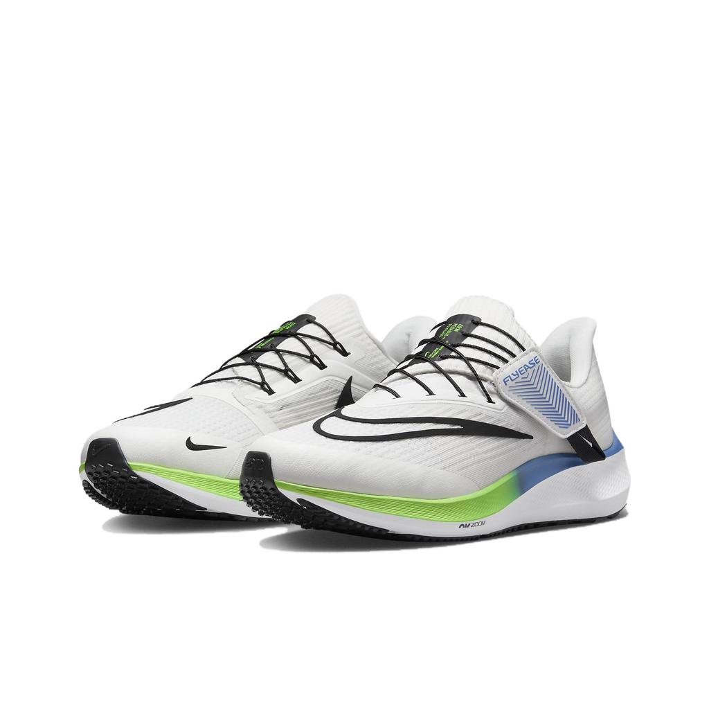 Nike Pegasus Flyease Удобные Легкие Нескользящие Дышащие Низкие Беговые Кроссовки Мужские Беговые Кроссовки Белый Зеленый Синий DJ7381-006