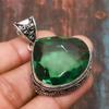Lovely Tsavorite Gemstone Handmade Jewelry Solid 925 Sterling Silver Pendant