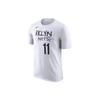 Nike Футболка NBA Brooklyn Nets Kyrie Irving City Edition белая мужская уличная одежда DV5975-103