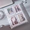 3 Inches Acrylic Photo Album Transparent Card Holder Idol Picture Protector  Student
