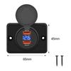 Быстрая зарядка PD30W+QC3.0 12V/24V Адаптер питания с розеткой быстрой зарядки и выдвижной крышкой 12-24V Автомобильное USB-порт зарядное устройство для автомобиля, автобуса, фургона