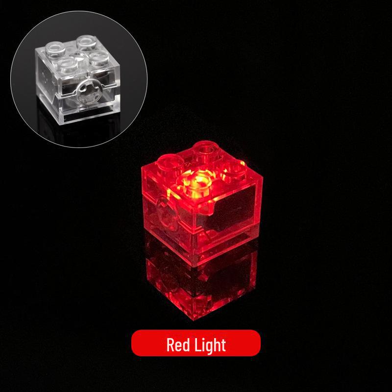 Светодиодные цветные мигающие огни, совместимые с конструкторами Lego Small Particle