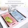 Adjustable Retractable Kitchen Sink Basket for Washing Fruits & Vegetables
