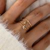 Hot Selling Creative Simple Temperament Women's Ring, Star Moon Geometric High-end Rings