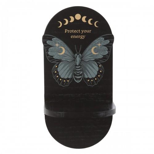 Something Different Protect Your Energy Moth Floating Shelf